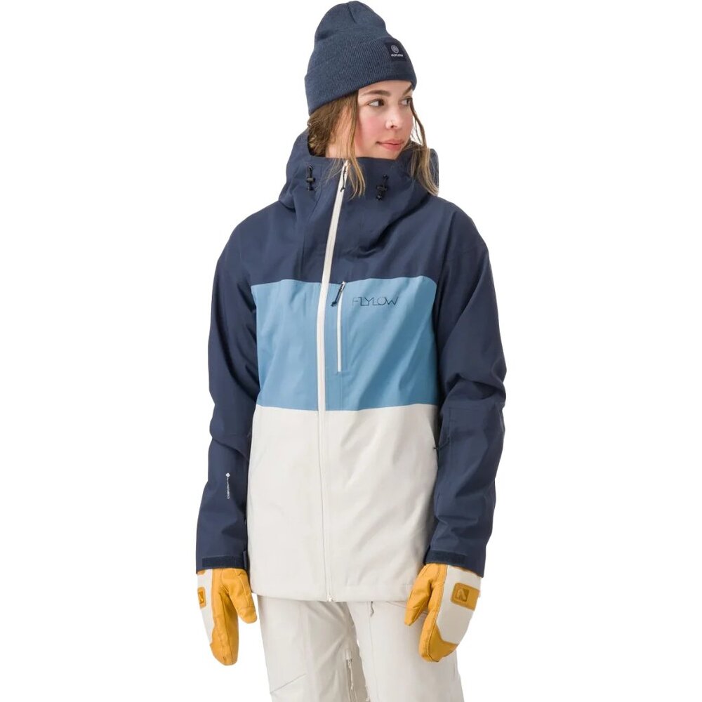 FLYLOW W LUCY JACKET Color: NIGHT/VINTAGE BLUE/MARBLE, Size: S